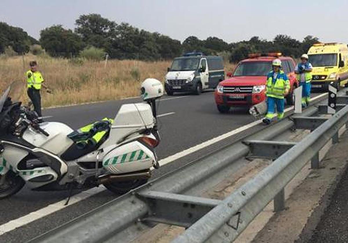 Imagen de archivo de una accidente de tráfico en Sevilla