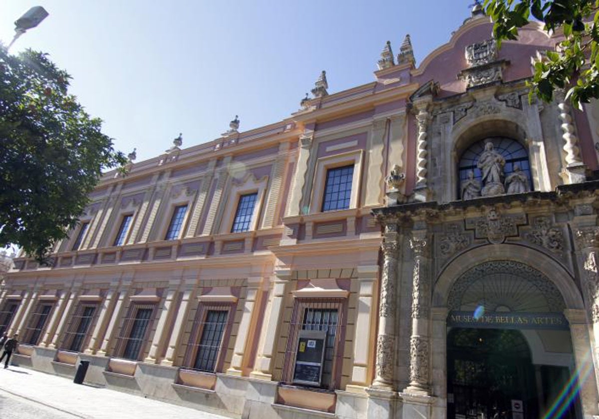 Fachada principal del Museo de Bellas Artes de Sevilla