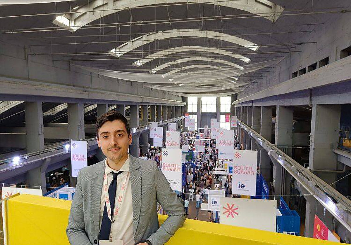 Cristian Mateos, fundador de Hermes Security Solutions, en el South Summit