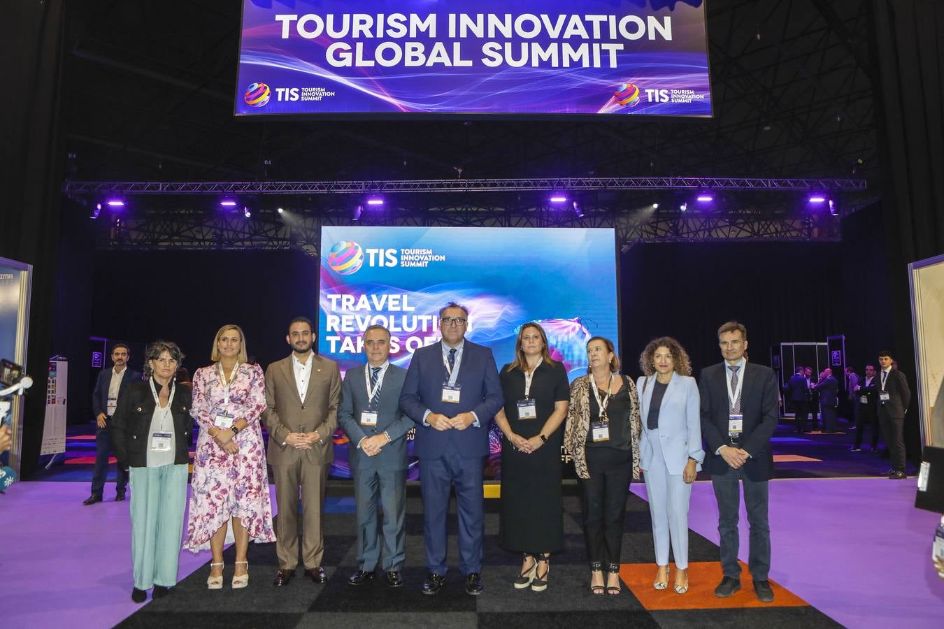 Las instalaciones de Fibes, en la inauguración del congreso internacional sobre el turismo que se celebra del 18 al 20 de octubre en Sevilla