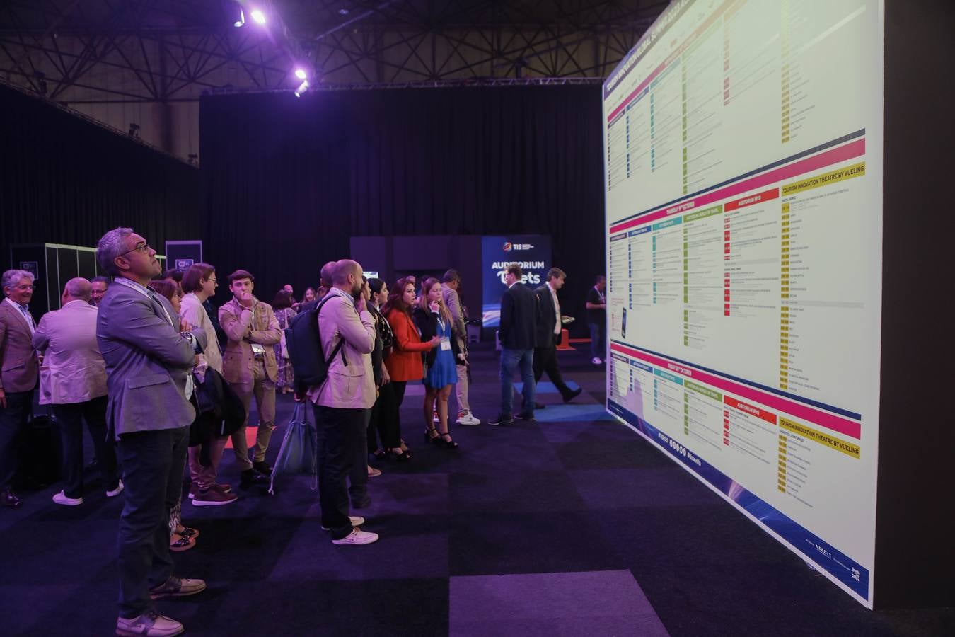 Las instalaciones de Fibes, en la inauguración del congreso internacional sobre el turismo que se celebra del 18 al 20 de octubre en Sevilla