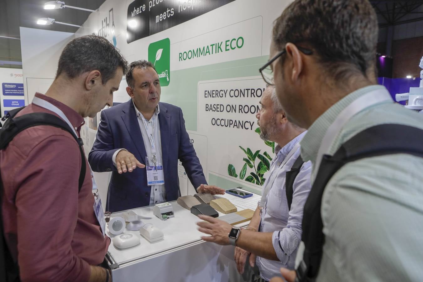 Las instalaciones de Fibes, en la inauguración del congreso internacional sobre el turismo que se celebra del 18 al 20 de octubre en Sevilla