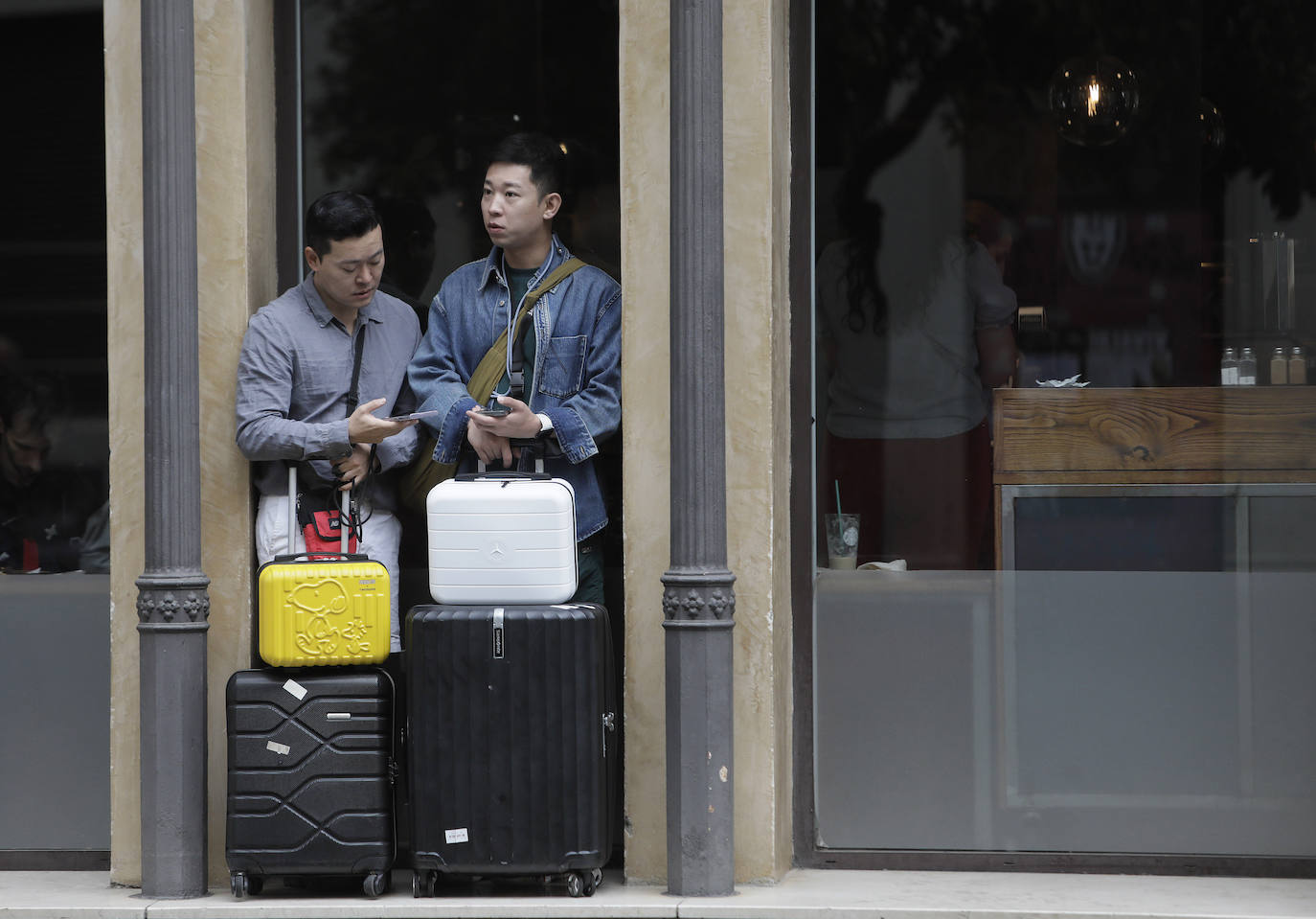  Jornada de jueves con fuertes lluvias provocadas por la borrasca 'Aline' en Sevilla