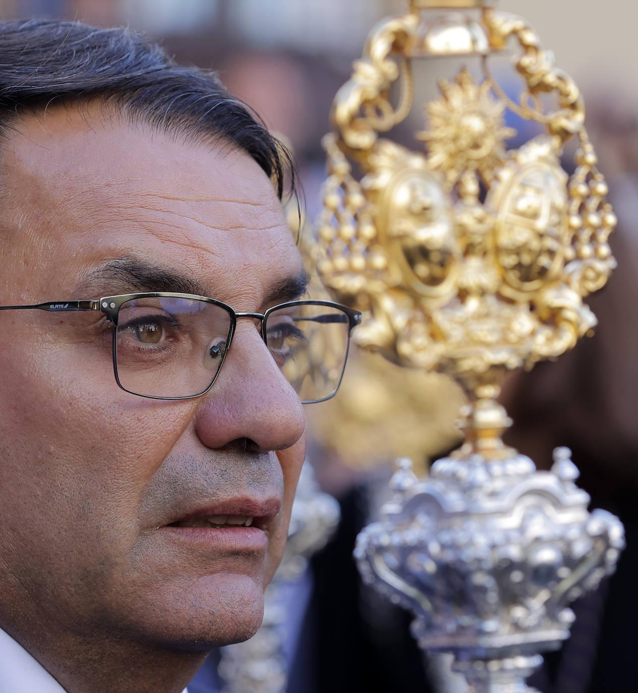 La Virgen de las Angustias se traslada a la Catedral para presidir una misa flamenca