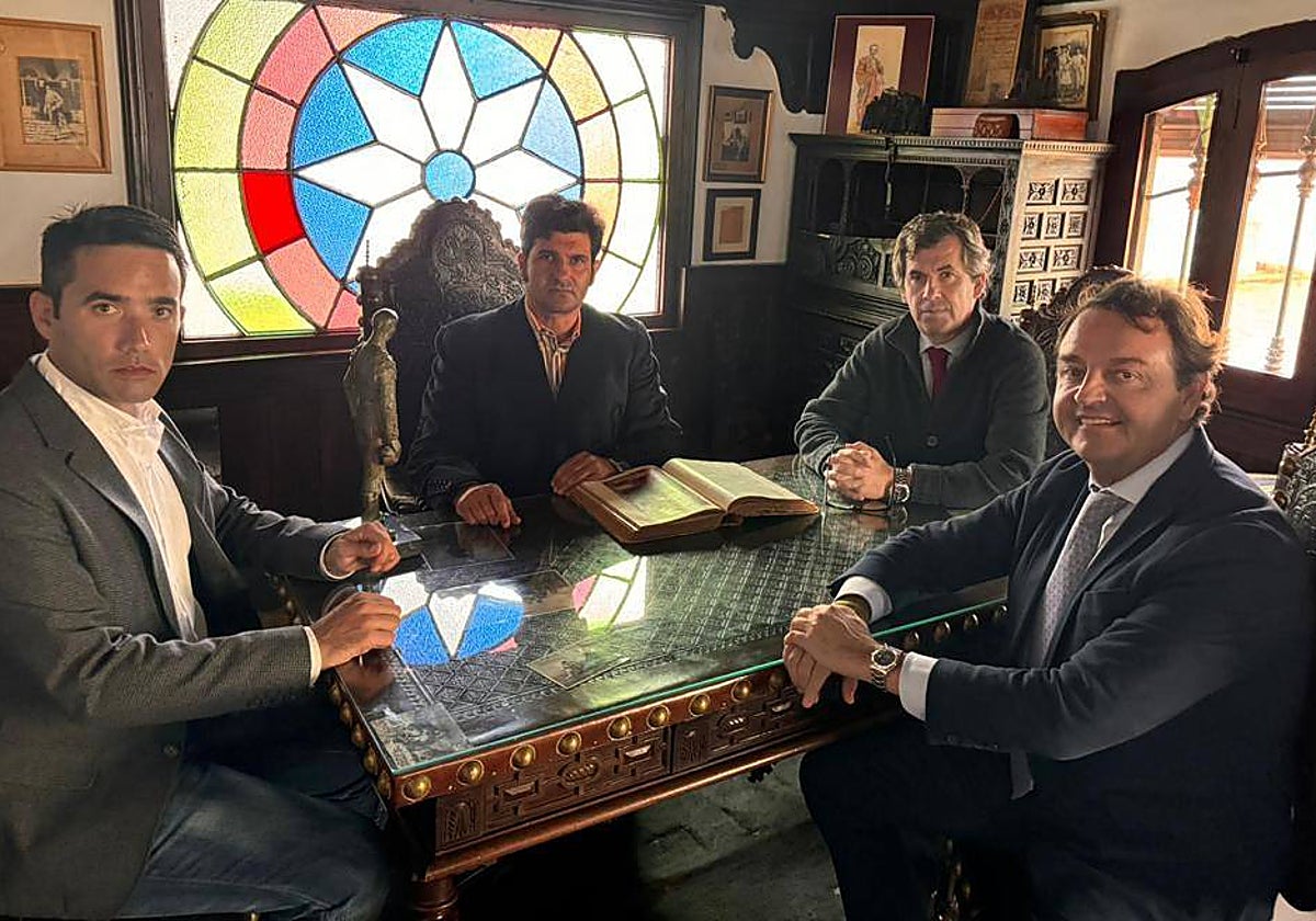 Morante recibió a los empresarios en el que fuera despacho de Gallito