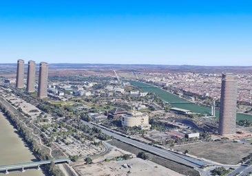 Tres nuevos rascacielos en Sevilla para convertir la Cartuja en una 'City' como la de Londres