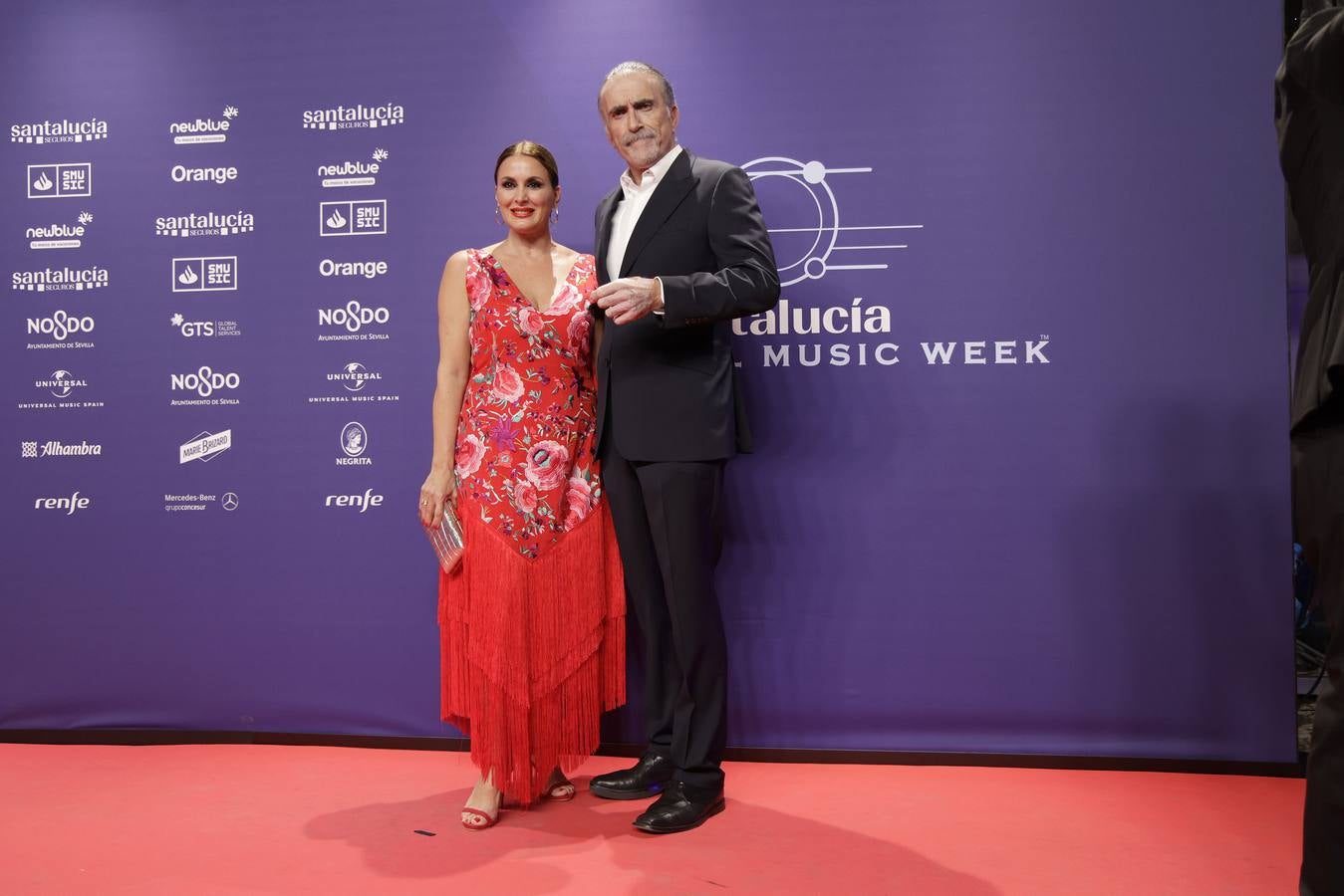 Muchos artistas acudieron a la Plaza de España para ver la gala 'El Flamenco es universal'