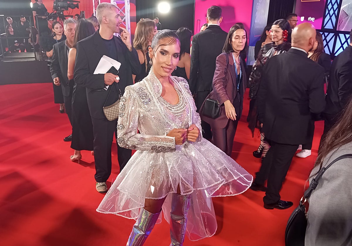 India Martínez en los Premios Grammy 2023