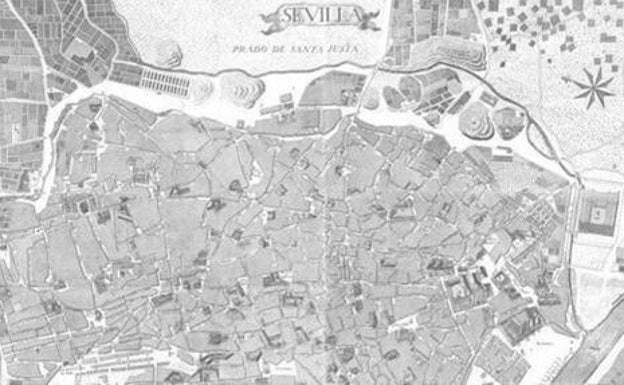 Plano de Sevilla de Pablo de Olavide de 1771