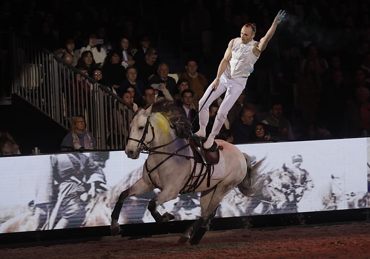 Uno de los impresionantes momentos que se vivieron en la pista del Sicab