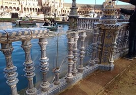 El plan de conservación no frena el deterioro de la Plaza de España de Sevilla