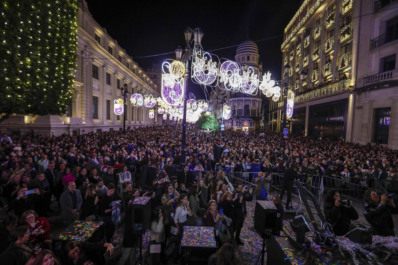 El Centro de Sevilla iluminado para esta Navidad de 2023