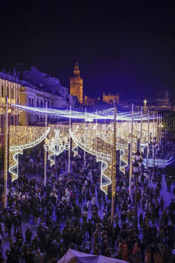 El Centro de Sevilla iluminado para esta Navidad de 2023
