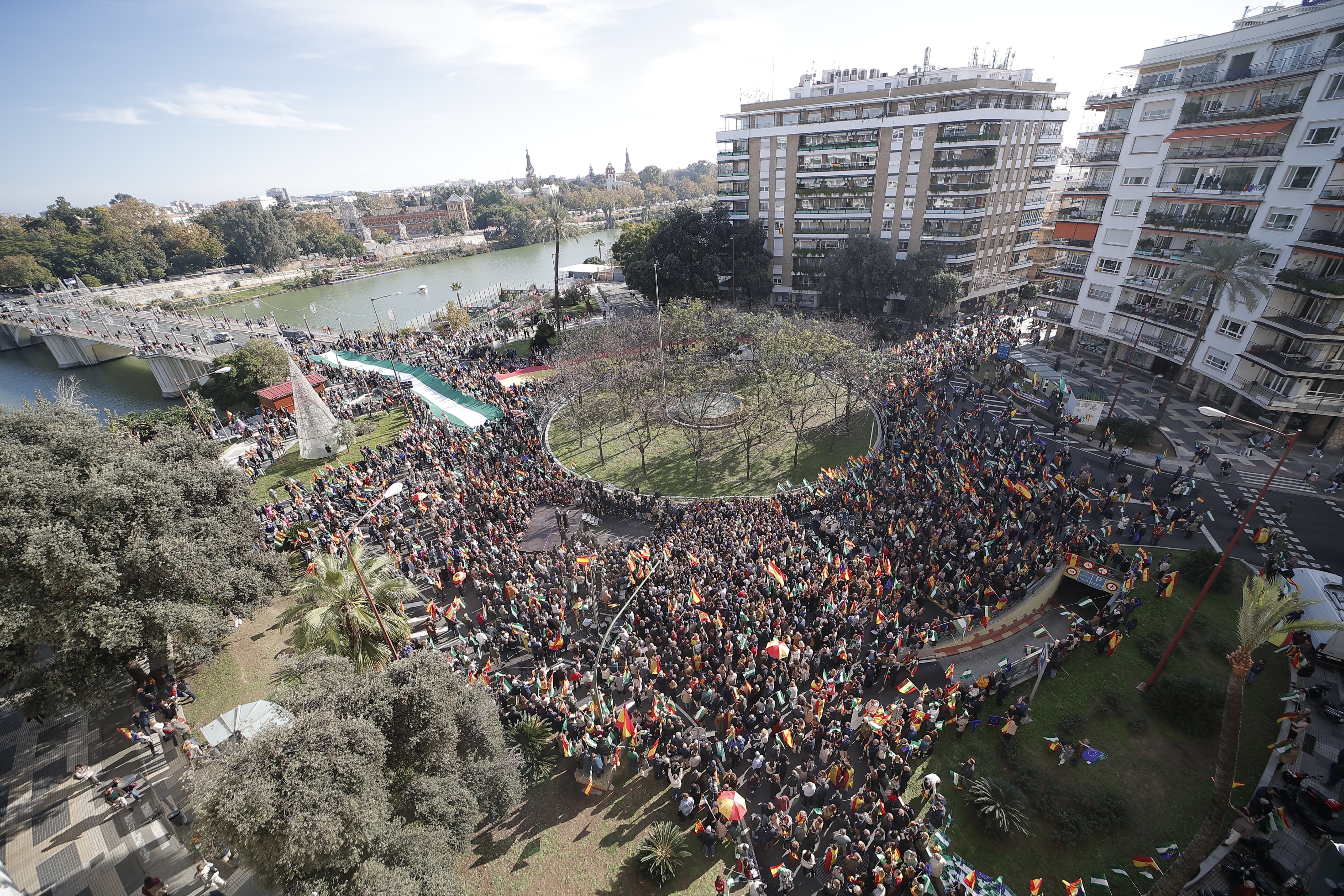 Manifestación en Sevilla por la defensa de Andalucía, en directo: última hora de la concentración