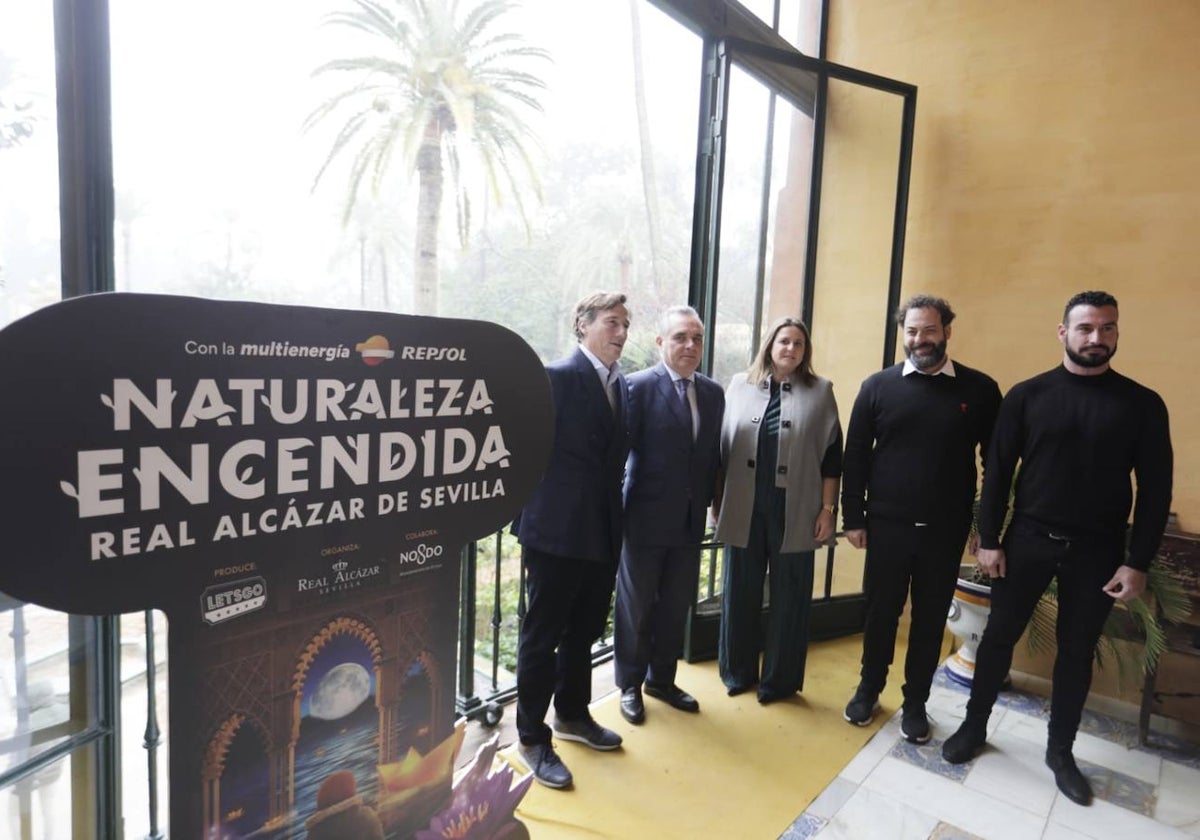 Presentación del proyecto Naturaleza Encendida en el Real Alcázar de Sevilla