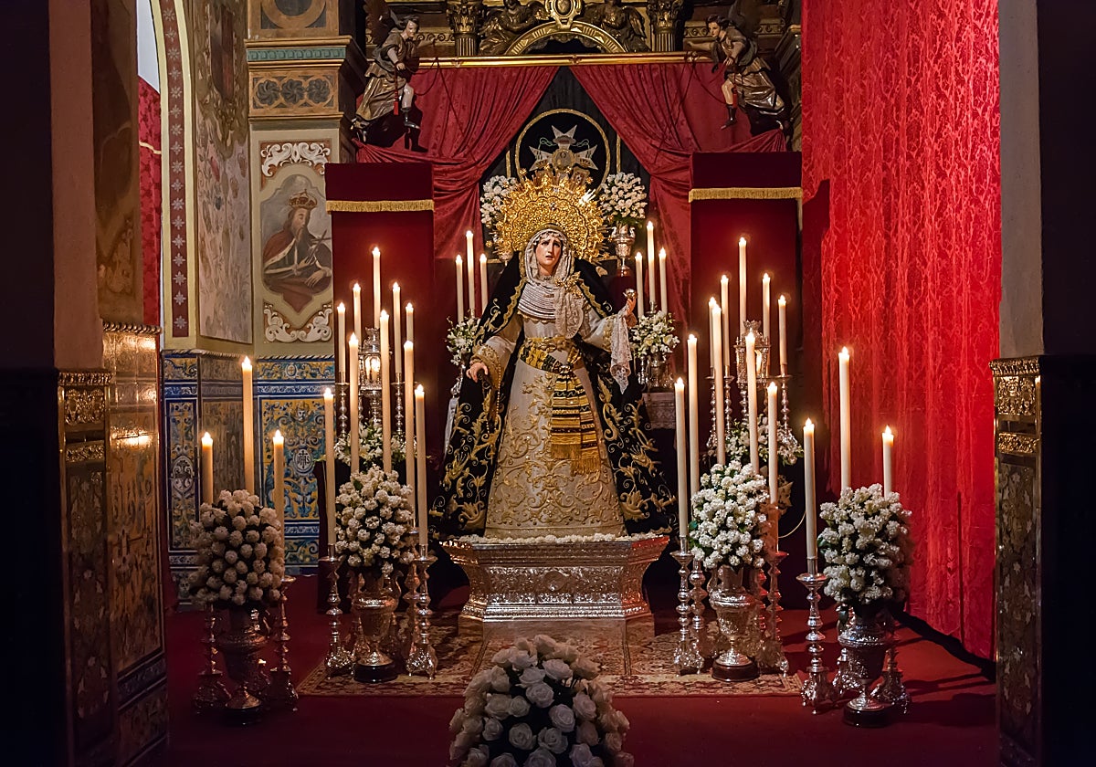 Besamanos de la Virgen de la Soledad de San Buenaventura