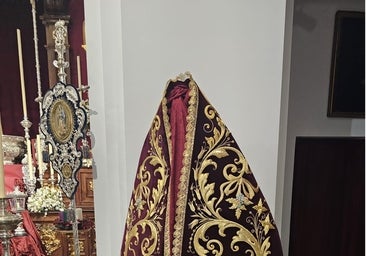 Así es el nuevo manto bordado de la Virgen de Guadalupe de las Aguas