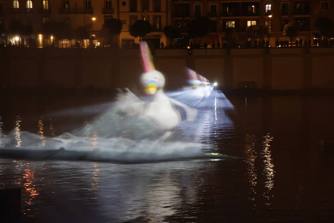 El estreno del espectáculo Navigalia, el 'mapping' navideño de Sevilla