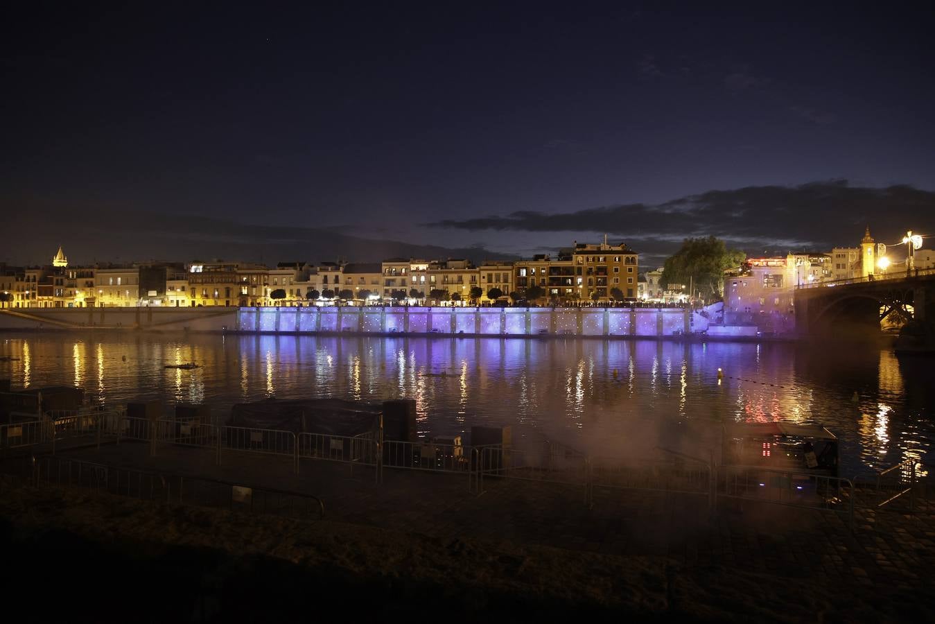 El estreno del espectáculo Navigalia, el 'mapping' navideño de Sevilla