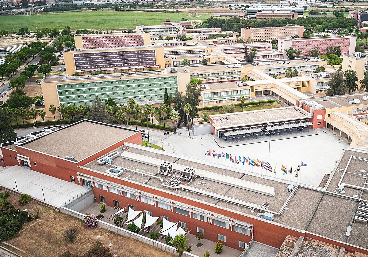 Vista aérea de la UPO