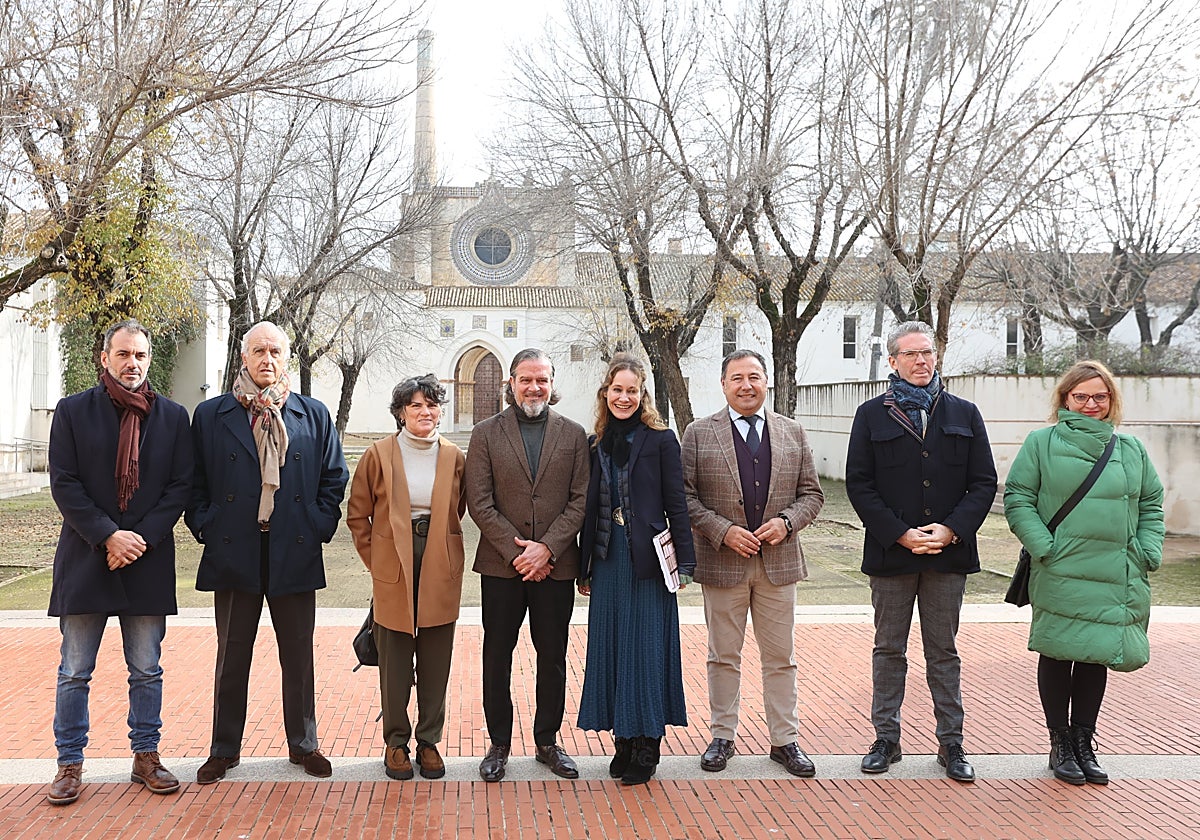 Un momento de la presentación de las exposiciones del CAAC y del C3A de Córdoba