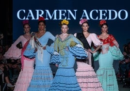 El desfile de Carmen Acedo en We Love Flamenco 2024, en imágenes