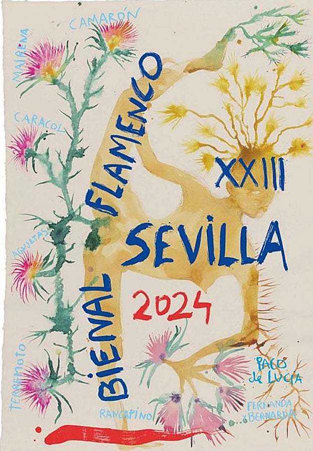 Imagen del cartel de Miquel Barceló