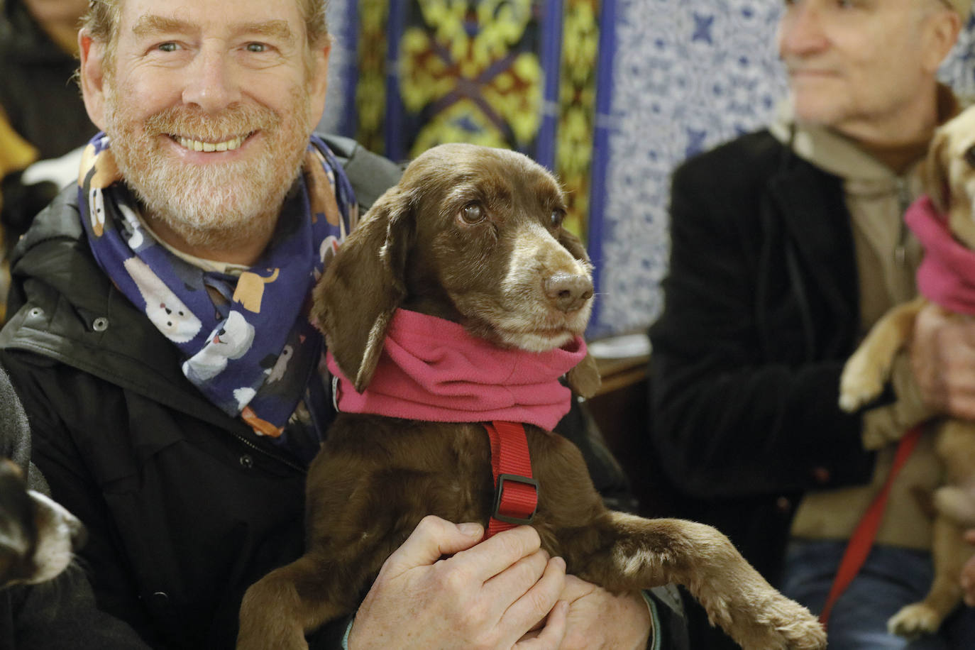 La Pastora de Santa Marina acoge la tradicional bendición de animales por San Antón