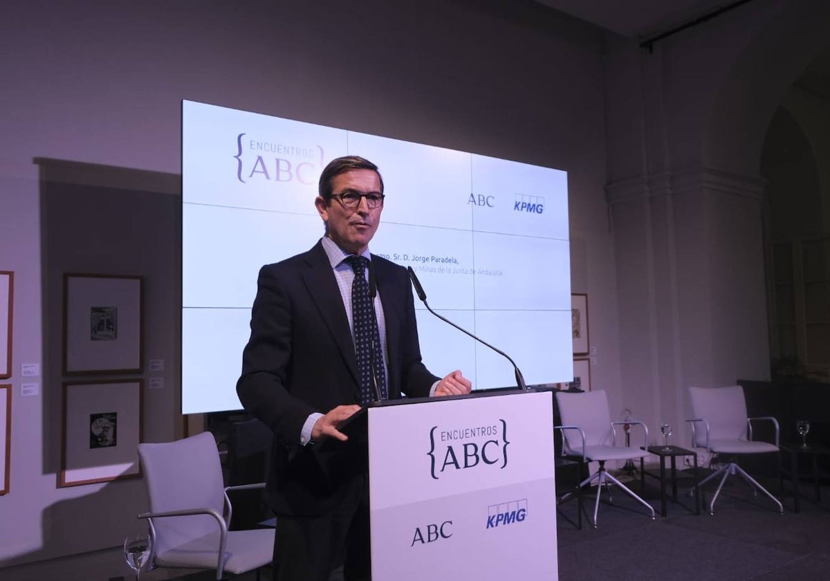 Jorge Paradela en el encuentro sobre la transición verde en la industria andaluza