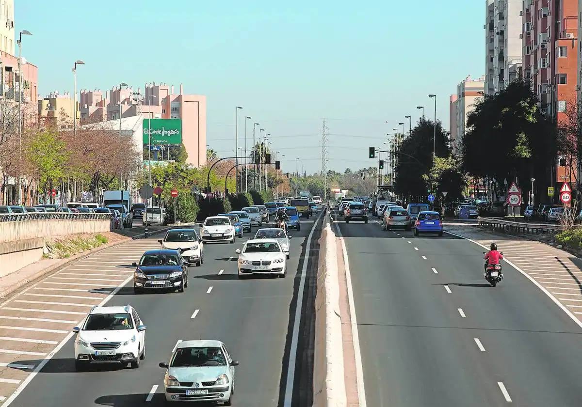 La Ronda Urbana Norte a la altura de Pino Montano