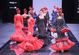 El desfile de Molina Moda Flamenca en SIMOF 2024, en imágenes