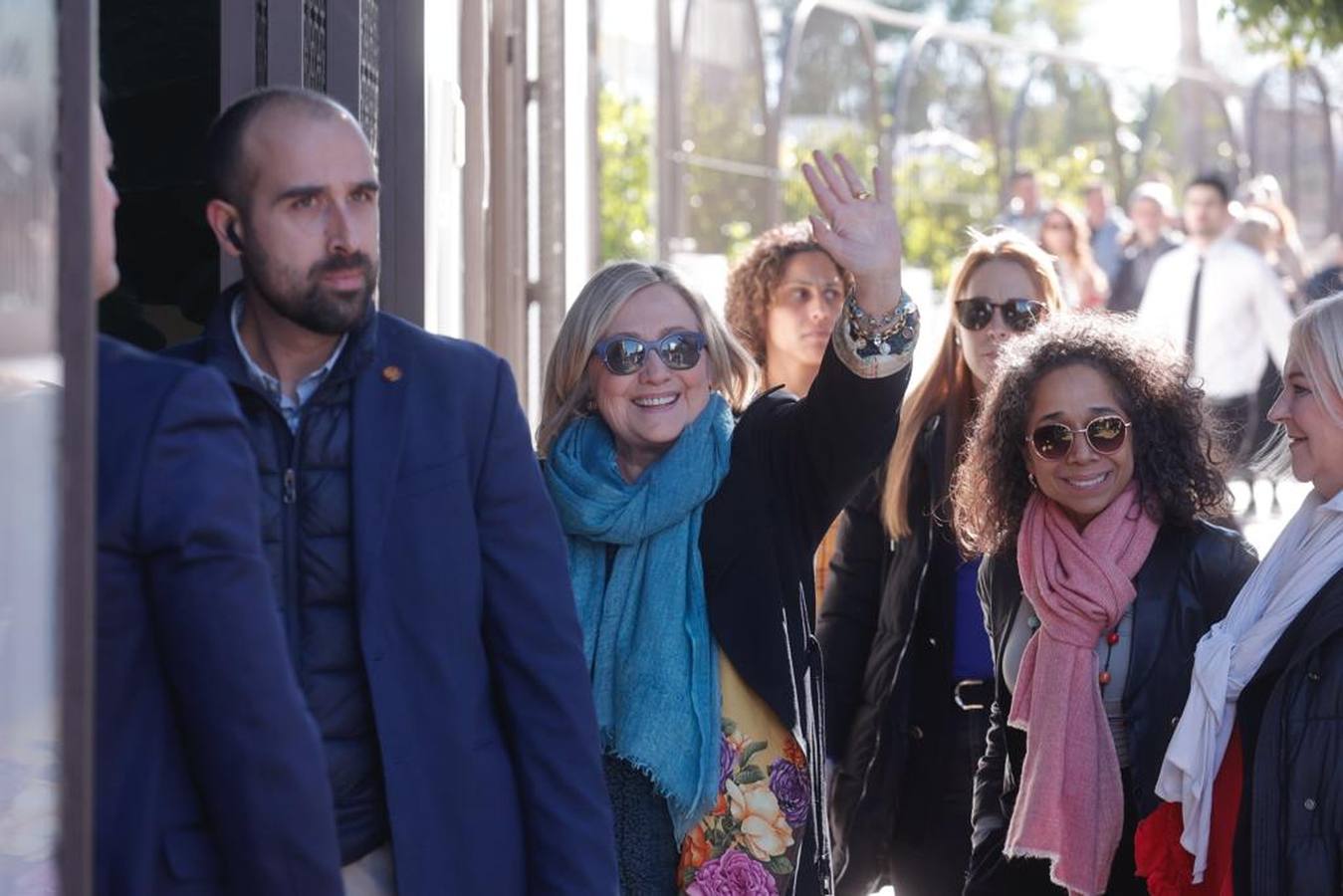 Visita privada de Hillary Clinton a Sevilla