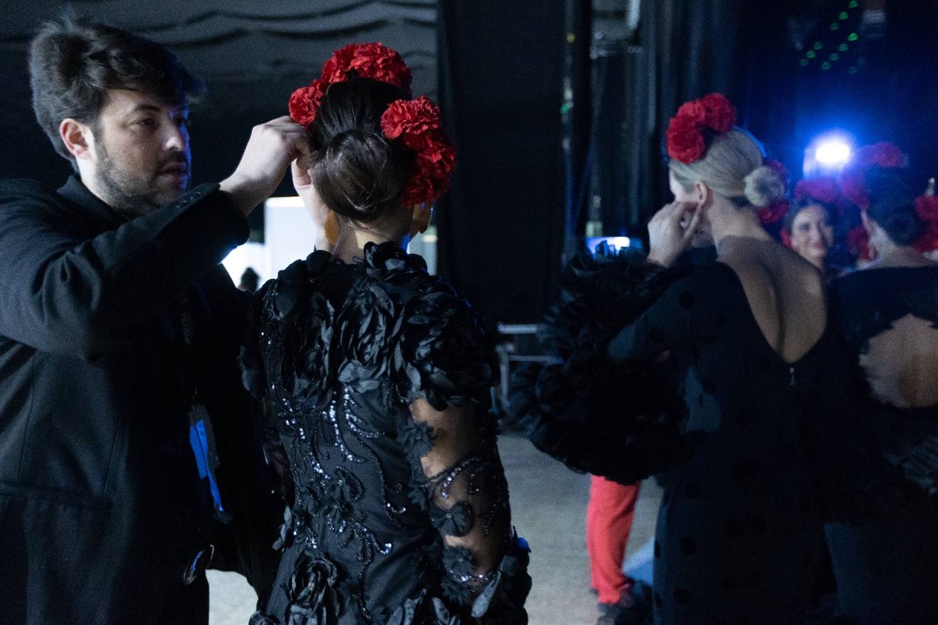 Un momento de la preparación de un desfile en Simof 2024