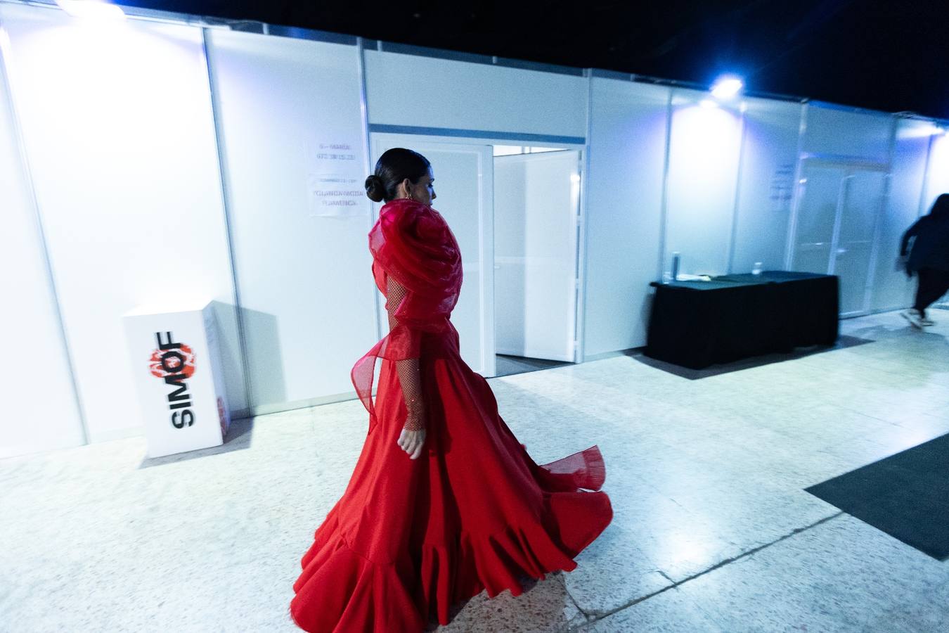 Un momento de la preparación de un desfile en Simof 2024