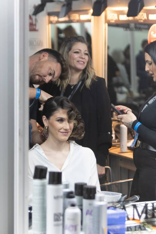 Un momento de la preparación de un desfile en Simof 2024