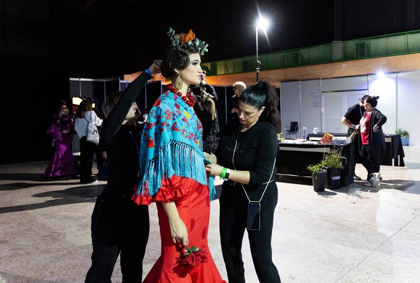 Un momento de la preparación de un desfile en Simof 2024