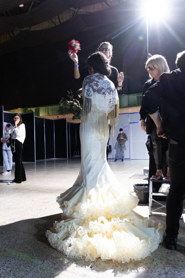 Un momento de la preparación de un desfile en Simof 2024