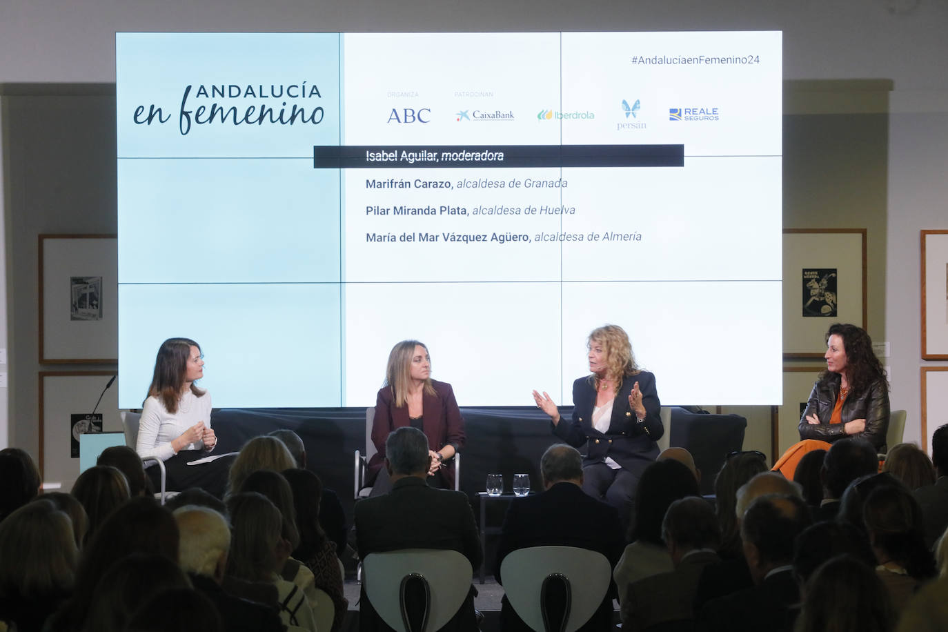 Isabel Aguilar, Marifrán Carazo, Pilar Miranda y María del Mar Vázquez