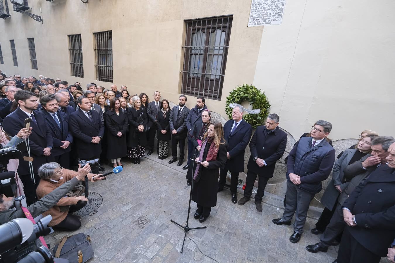 Homenaje que se repite todos los años en el lugar donde asesinaron a Alberto y Ascen