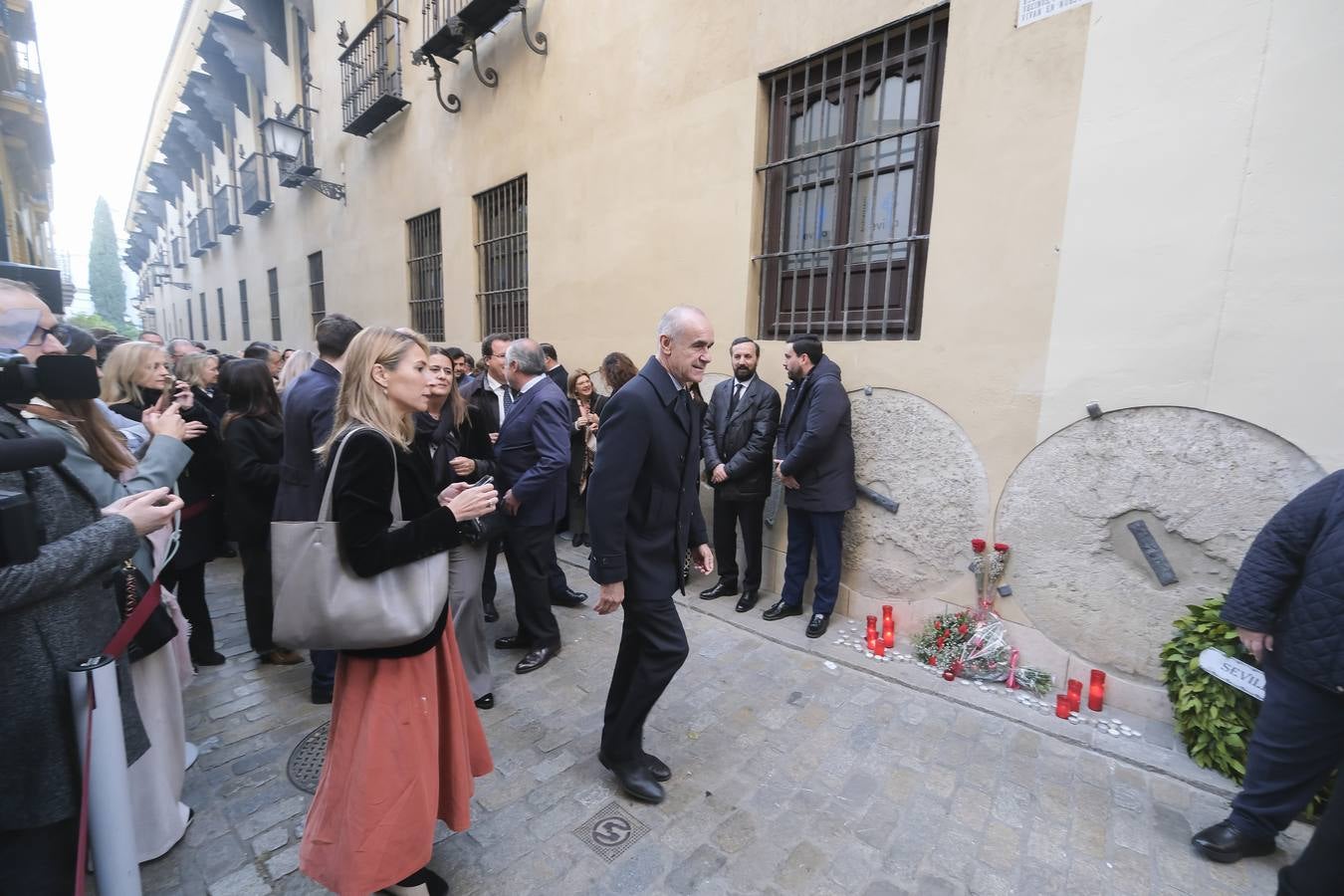 Homenaje que se repite todos los años en el lugar donde asesinaron a Alberto y Ascen