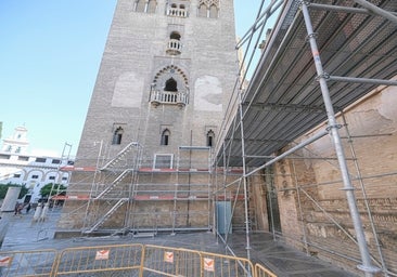 La retirada del andamio de la Giralda comenzará el día 26 de febrero