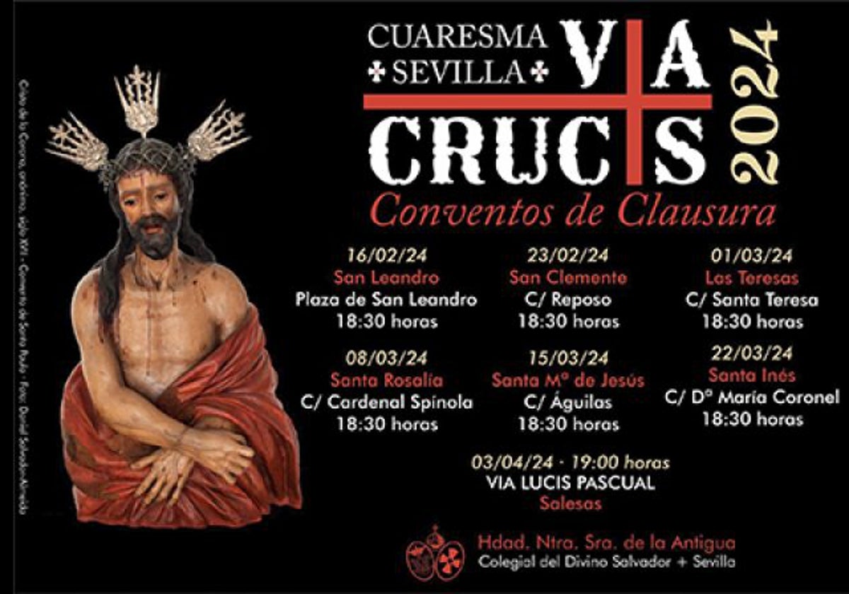 Cartel de los viacrucis