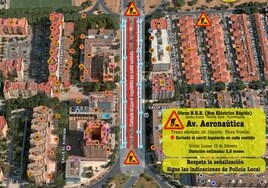Las obras del tranvibús afectarán al tráfico en Sevilla Este