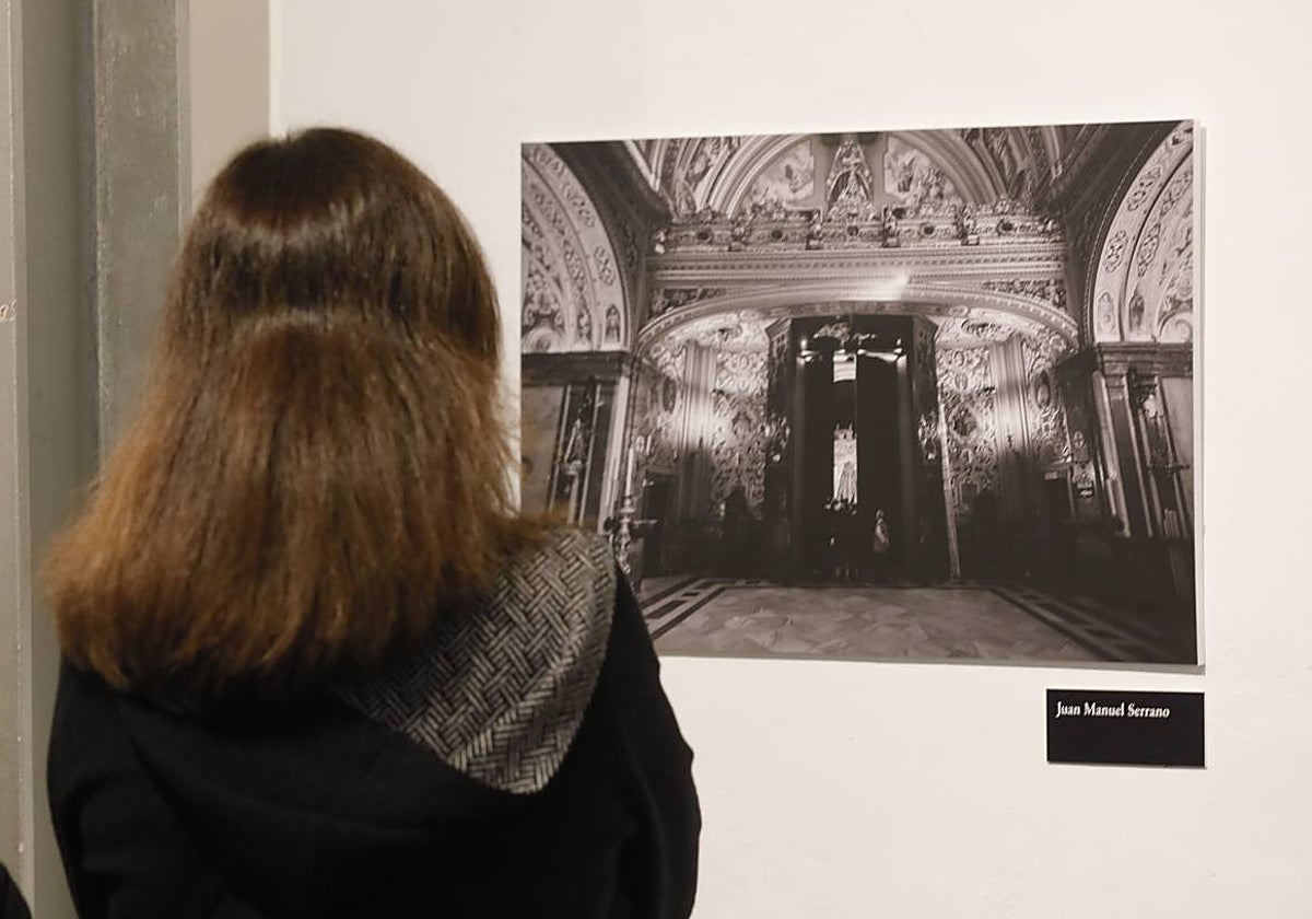 Una de las obras expuestas en la muestra cofrade