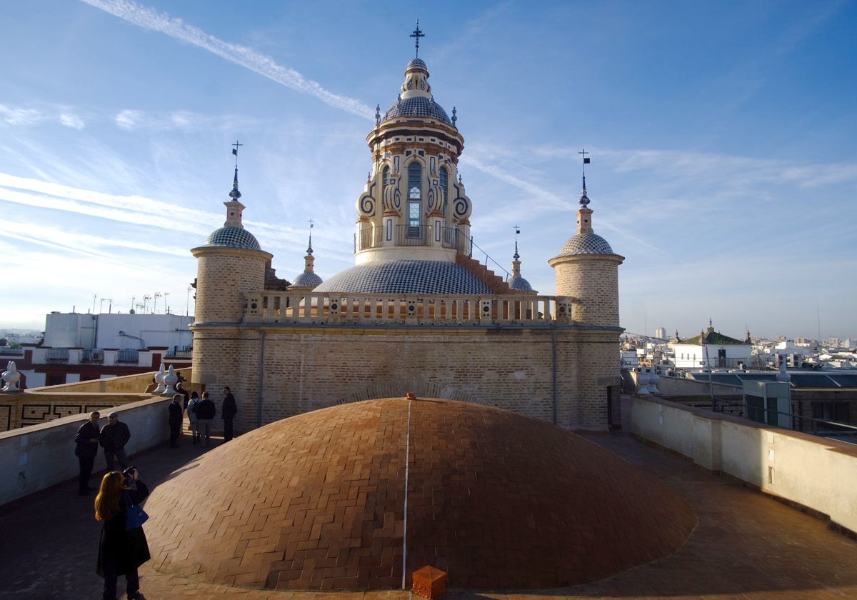 Las cubiertas de la iglesia de la Anunciación