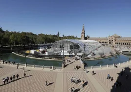 El alcalde de Sevilla y los usos de la Plaza de España: «Aquí no viene una carpa más»