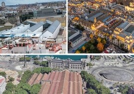 Vázquez Consuegra reinventa las Atarazanas de Sevilla con cubiertas de metal y vidrieras