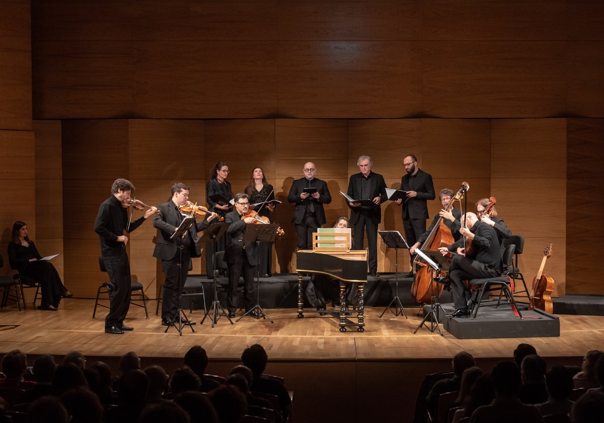 Imagen de un momento del concierto en el Teatro Turina