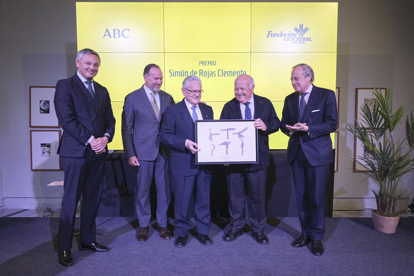 Alberto García Reyes, José Luis García Palacios, Juan Cano, Jesús Aguirre y Álvaro Rodríguez Guitart