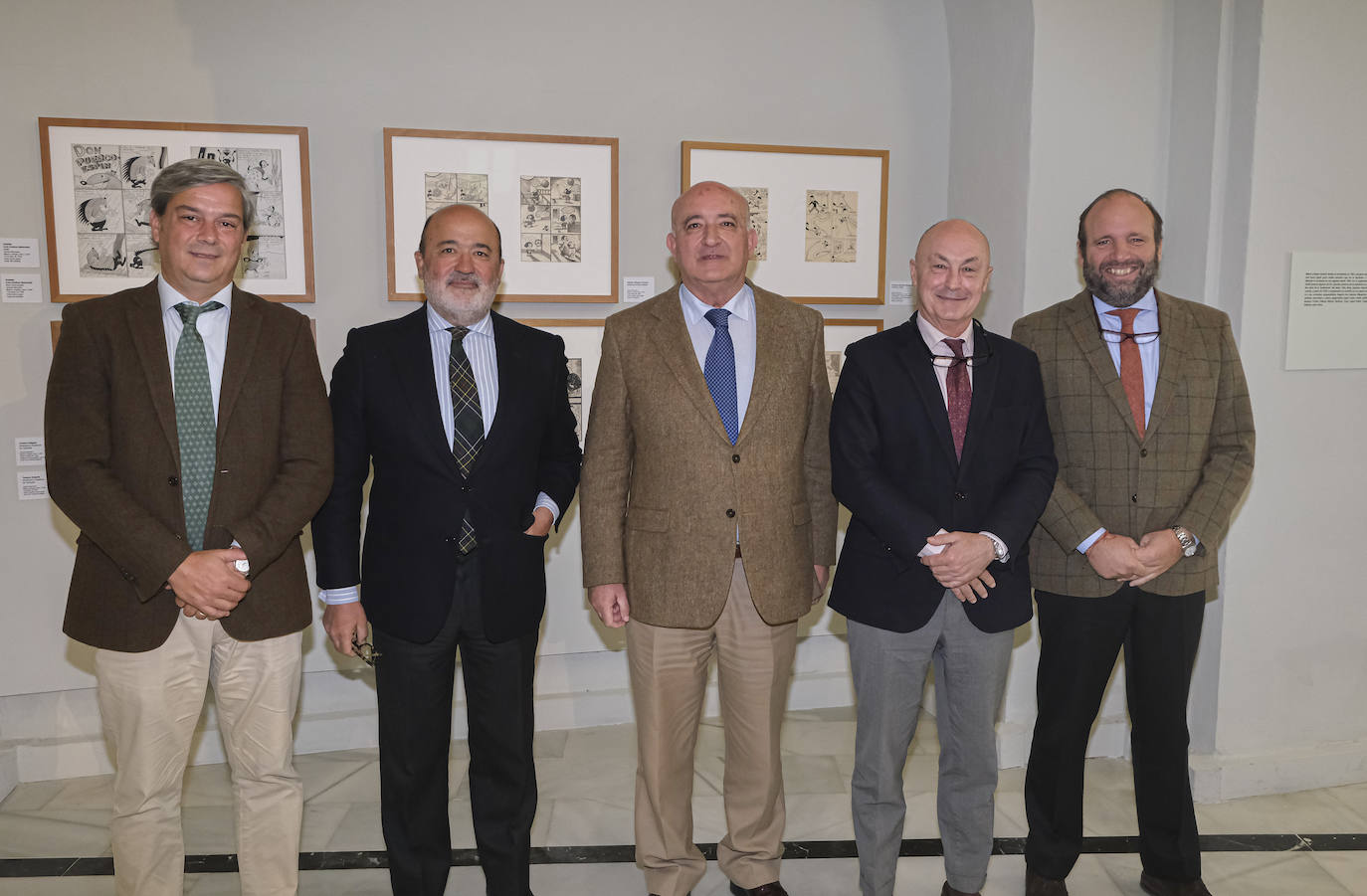 Arturo Hidalgo, Carlos Estévez, Pablo González, Enrique Sanz y Darío Candau